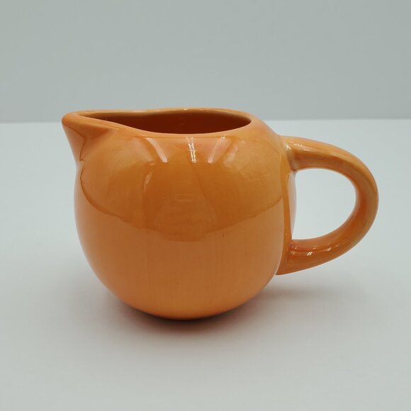 Tabletops Unlimited Playa Orange Creamer & Sugar Set Sugar Bowl and Creamer - Picture 7 of 8